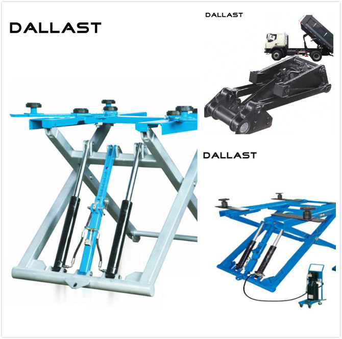 Double Acting Single Piston Hydraulic Scissor Lift for Engineering