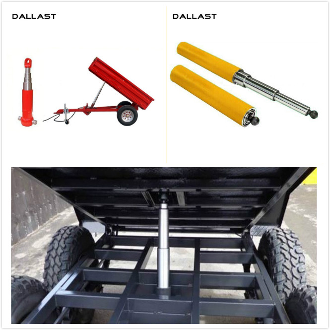 Multi Stage Telescopic Hydraulic Cylinder , Agricultural Telescopic Dump Truck Cylinders