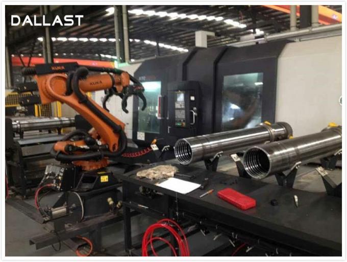 Chromed Industrial Hydraulic Cylinder 8412210000 HS Code HRC 4555 Hardness