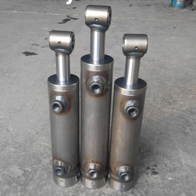 Dump Trailer Double Ended Hydraulic Ram , 4 Inch Hydraulic Hoist