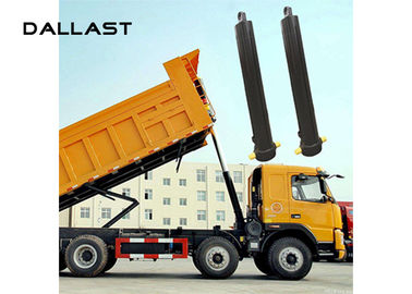 Multi Stage Telescopic Hydraulic Cylinder , Single Acting Dumper Hydraulic Lift Cylinder