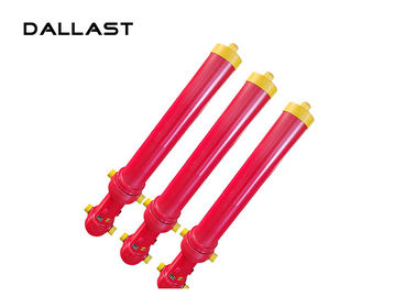 Multi Stage Telescopic Hydraulic Cylinder , Single Acting Dumper Hydraulic Lift Cylinder