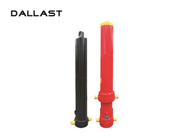 Heavy Telescopic Hydraulic Cylinder , Dump Trailer Hydraulic Cylinder Piston