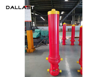 Heavy Telescopic Hydraulic Cylinder , Dump Trailer Hydraulic Cylinder Piston