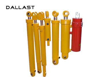 RoHS Double Acting Chromed Hydraulic Oil Cylinder , Custom Hydraulic Cylinders