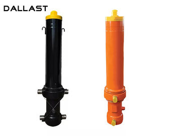 Long Stroke Stages Telescopic Lifting Heavy Dump Hoist Hydraulic Cylinder