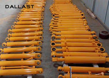 Long Stroke Chromed Fee Double Acting Hydraulic Hoist Cylinder Hallite / NOK Seals