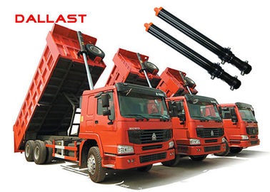 Hyva Type Single Acting Lift Telescopic Hydraulic Cylinders for Dump Truck