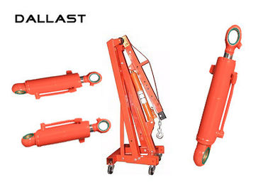 Hoist Mechanism Tie Rod Chromed Hydraulic Lift Cylinder Double Acting