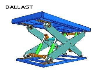 Scissor Lifts Hydraulic Hoist Cylinder 3 / 4 / 5 Stage ISO9001 Certification
