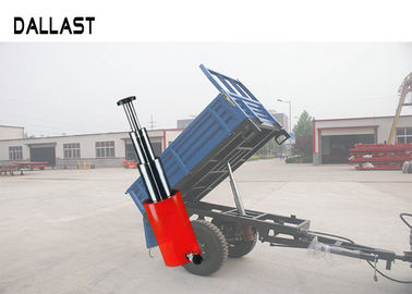 3 Stage Telescopic Hydraulic Cylinder For Small Dump Truck , Telescopic Hydraulic Ram