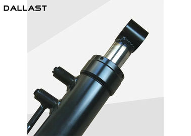 Telescopic Industrial Piston Stacked Cars Double Acting Hydraulic Cylinder