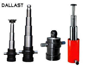 Multi Stage Telescopic Hydraulic Cylinder , Agricultural Telescopic Dump Truck Cylinders