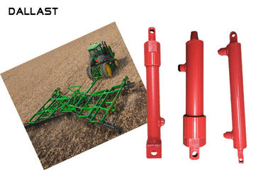 Double Acting Telescopic Hydraulic Cylinder , Piston Farm Machinery Hydraulic Oil Cylinder