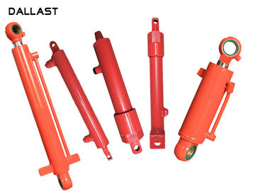 Double Acting Telescopic Hydraulic Cylinder , Piston Farm Machinery Hydraulic Oil Cylinder