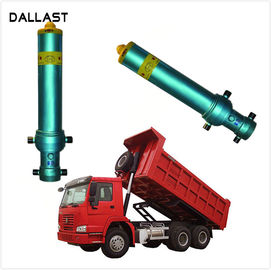 One Acting Telescopic Hydraulic Cylinder Agricultural Farm Truck Chrome