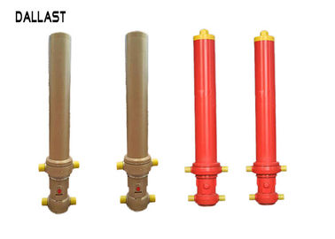 Hydraulic Oil Cylinder , Single Acting 4 Stage Telescopic Cylinder ISO9001 Certification