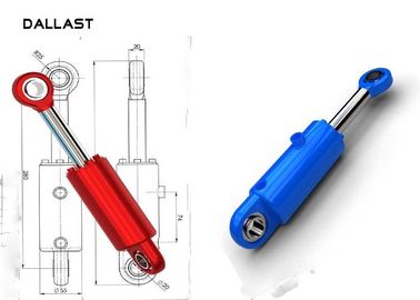 Double Acting Tie Rod Hydraulic Cylinder Tractor Loader Mini Push Pull