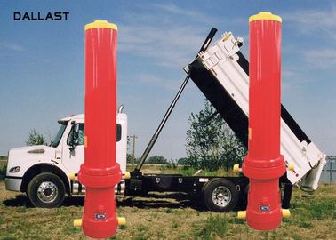 Anti Rust Painting Single Acting Telescopic Hydraulic Cylinders For Truck / Trailers