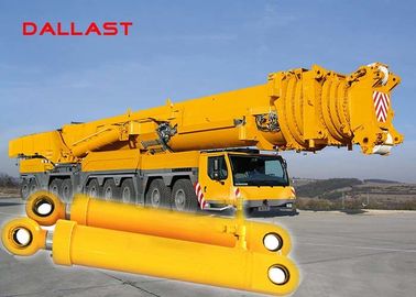 Chromed Hydraulic Hoist Cylinder , Medium Press Double Ended Hydraulic Ram