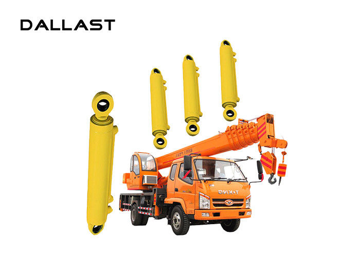 Multistage Single Acting Hydraulic Cylinder With Piston Rod Crane