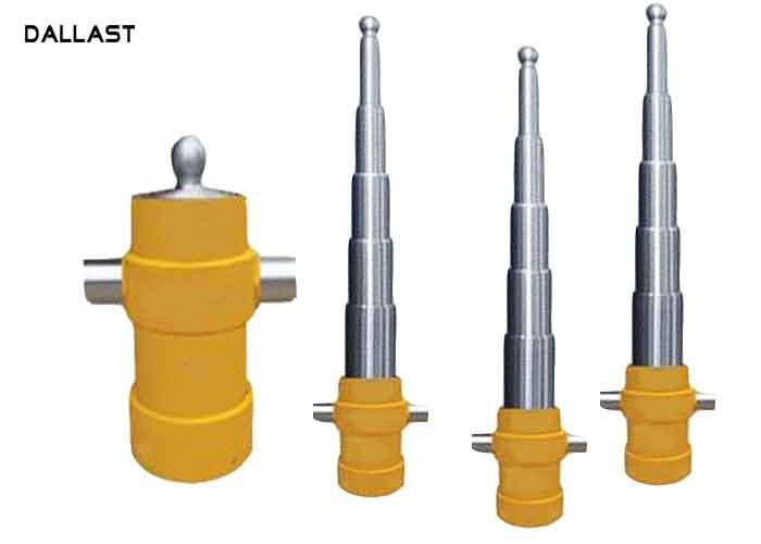 Multi Stage Telescopic Hydraulic Cylinder Single Acting FC Type Dump Tipper Trailer