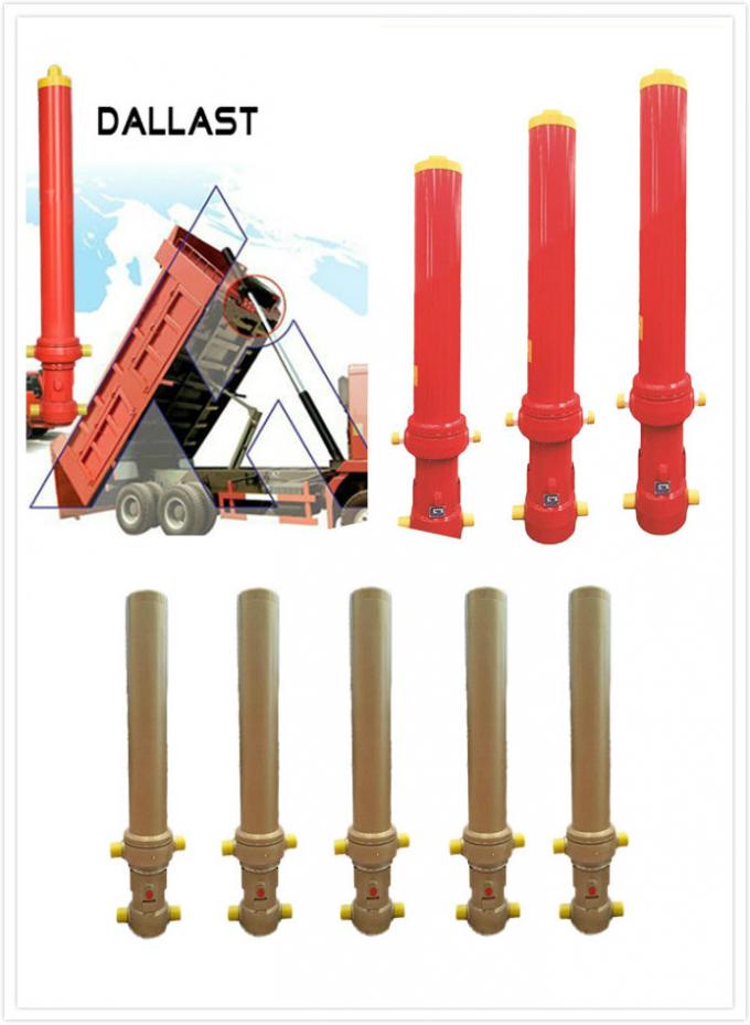 Single Acting Dump Truck Tipping Truck Farm Truck Hydraulic Cylinder