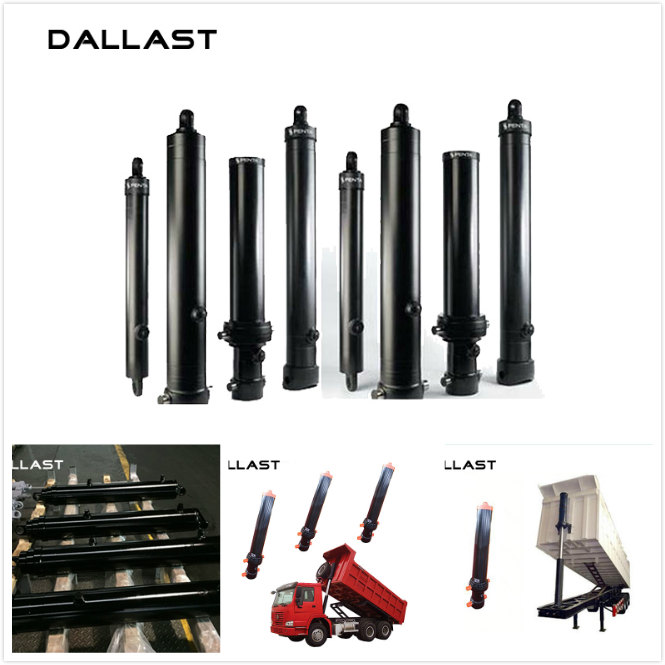Sleeve Multistage Hydraulic Cylinder Long Stroke Single Acting Under Body