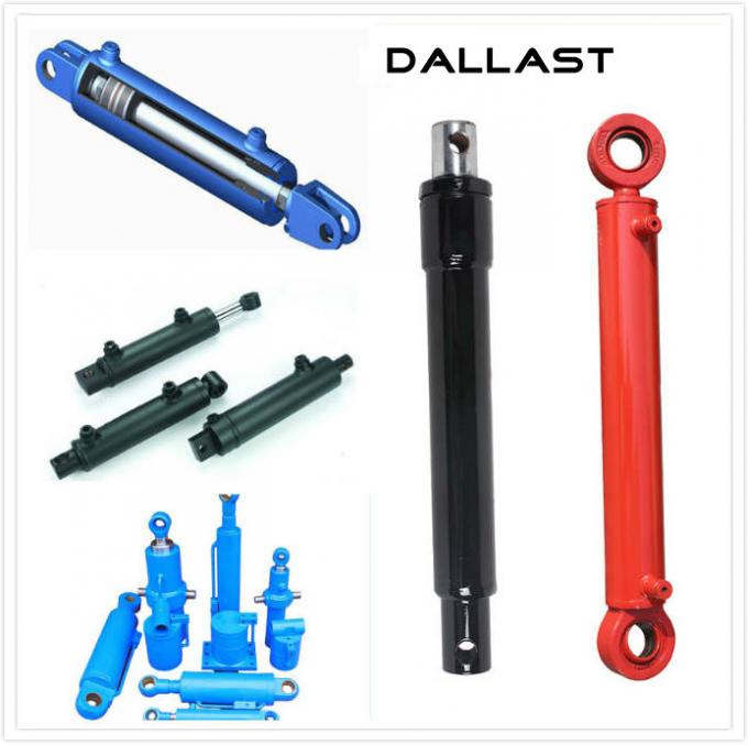 Double Acting Chromed Hydraulic Cylinder for Agricultural Truck / Dump