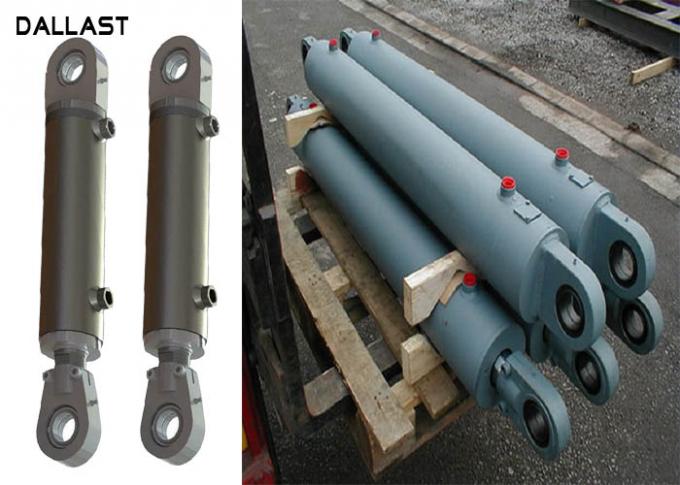 Double Acting Welded Dump Trailer Hydraulic Cylinder Medium Pressure HRC 45-55 Hardness