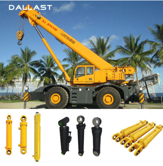 Heavy Duty Welded Double Acting Hydraulic Cylinder For Forklift / Crane / Dozer